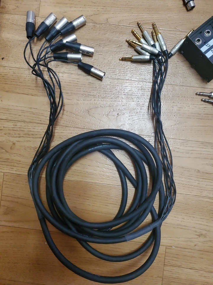 proco stagemaster 24x4 Stage Fan/box  20', 3 additional Snakes - Image 2 of 4