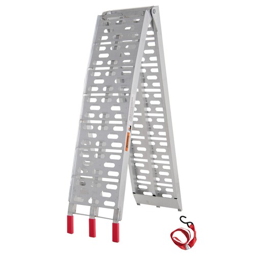 680KG Heavy Duty Aluminium Loading Ramp Folding ATV Quad Motorcycle Bike Trailer - Picture 8 of 12