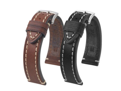 HIRSCH LIBERTY WATCH STRAP BAND SADDLE LEATHER EXTRA LONG XL 20