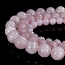 Natural Madagascar Rose Quartz Gemstone Round 6MM 8MM 10MM Loose Beads D546