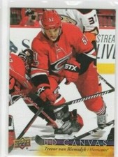 Trevor Van Riemsdyk 17-18 Upper Deck Series 2 UD Canvas Carolina Hurricanes