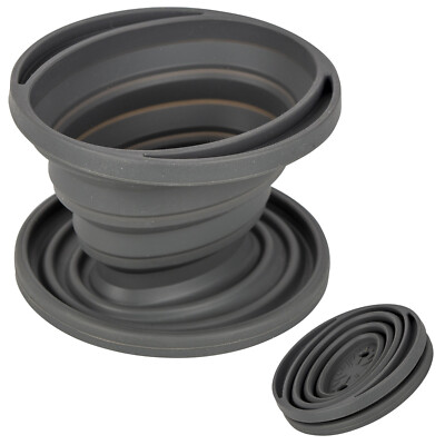 Bo-Camp Faltbarer Kaffeefilterhalter – Silikon, Für Filter #2, Klappbar Auf 1,5 Cm