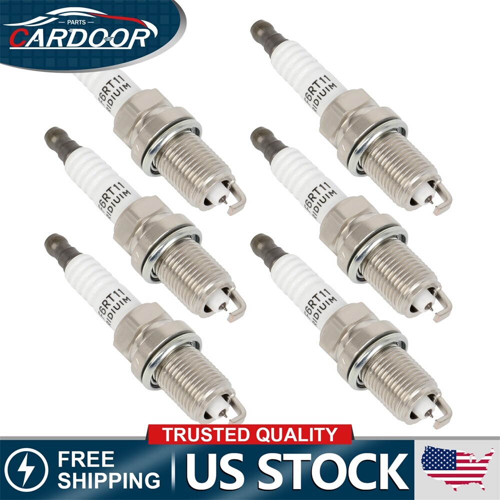 6pcs Iridium  Platinum Spark Plugs For 1994-19951999-2003 Lexus ES300 3.0L V6