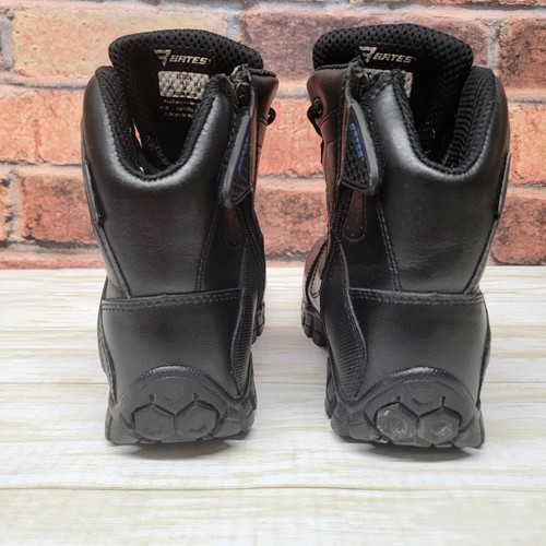 Bates Shock 6"" seitlicher Reißverschluss Stiefel Herren Größe 7,5 wasserdicht schwarz Stiefelschuhe - Bild 6 von 10