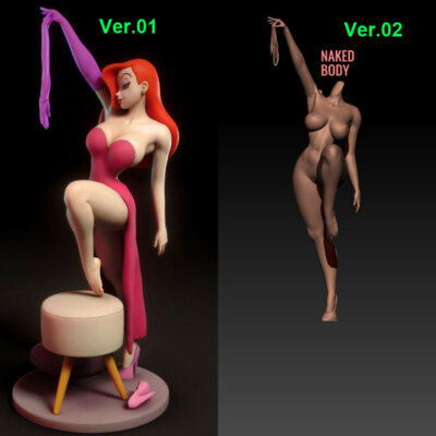 Jessica 3D Print Garage Kit Figure Model Kit Unpainted Unassemble GK 2Versions