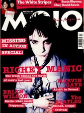 Mojo (UK) - February 2002 - Richey Manic, Brian Wilson, Marvin Gaye, The Beatles