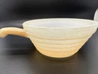 Vintage Fire King Peach Lusterware  Beehive Soup Bowl With Handle