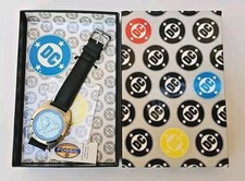 1996 DC Superman Limited Edition Fossil Collector's Watch LI-1299 Box Tag