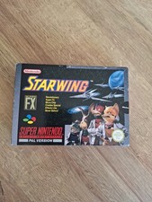 Starwing - Super Nintendo - SNES PAL Video Game - Complete - One end sealed