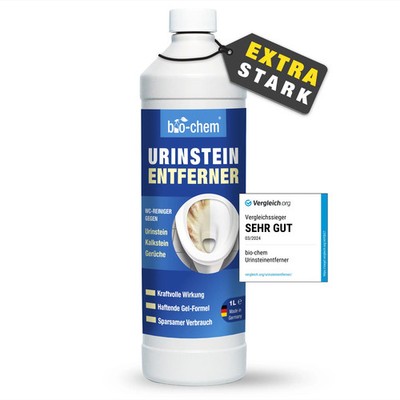 bio-chem Urinsteinentferner EXTRA STARK 6x 1L WC-Reiniger gegen Urinstein & Kalk