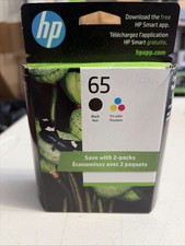 Genuine HP 65 Ink Cartridge Combo Pack for HP 2622 3752 3755 3722+Expires 2/2027
