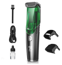 Beard Trimmer for Men: Vacuum Trimmer for Les...