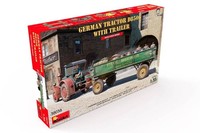 German Tractor D8506 With Trailer / 1:35 - Miniart