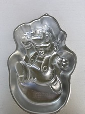 De colección 1989 Wilton Super Mario Bros Nintendo Mario Aluminio Cake Pan 2105-2989