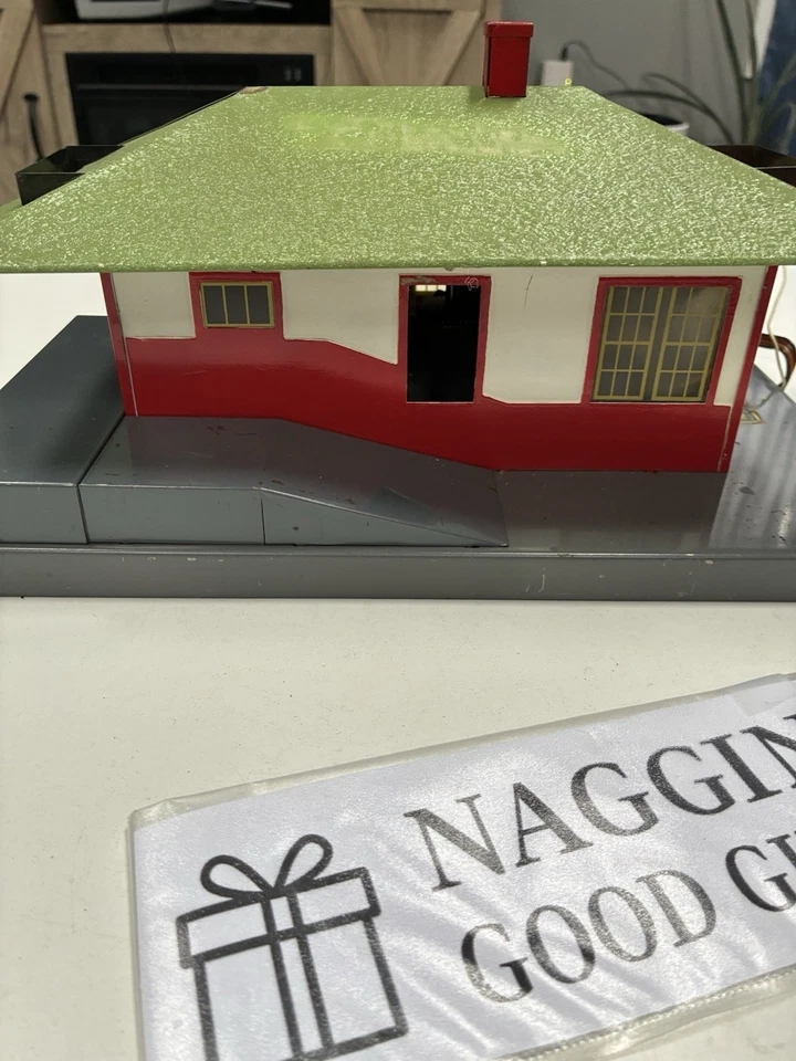 American Flyer 755 Vintage S Gauge Mystic Talking Station/Gravação/Botão - Imagem 3 de 4