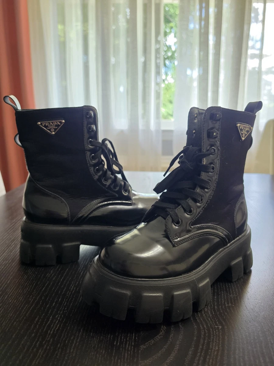 靴 PRADA SPORT square toe technical boots PRADA Sport Boots for Women for sale | eBay