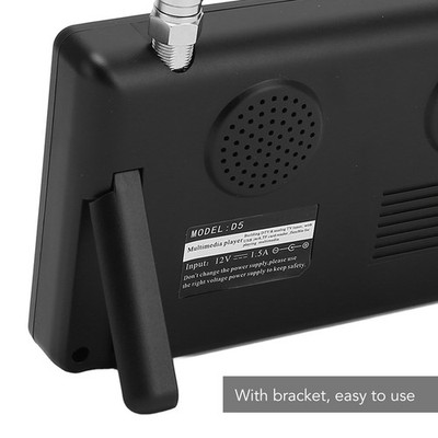 5-Zoll-tragbarer Fernseher ISDB-T-konform Wiederaufladbar 1080p Mini-Digital