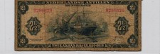 02 Netherlands Antilles / Niederl&auml;ndische Antillen PA1b 2,5 Gulden 1964  (620)