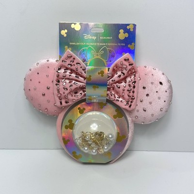 Disney Parks Baublebar Minnie Mouse Custom Charm Ear Headband