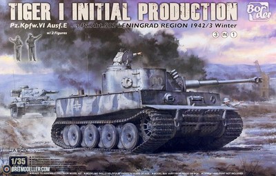 Grenzmodell 1/35 Tiger I Initial Production Leningrad Region 42/43 Winter BT-01