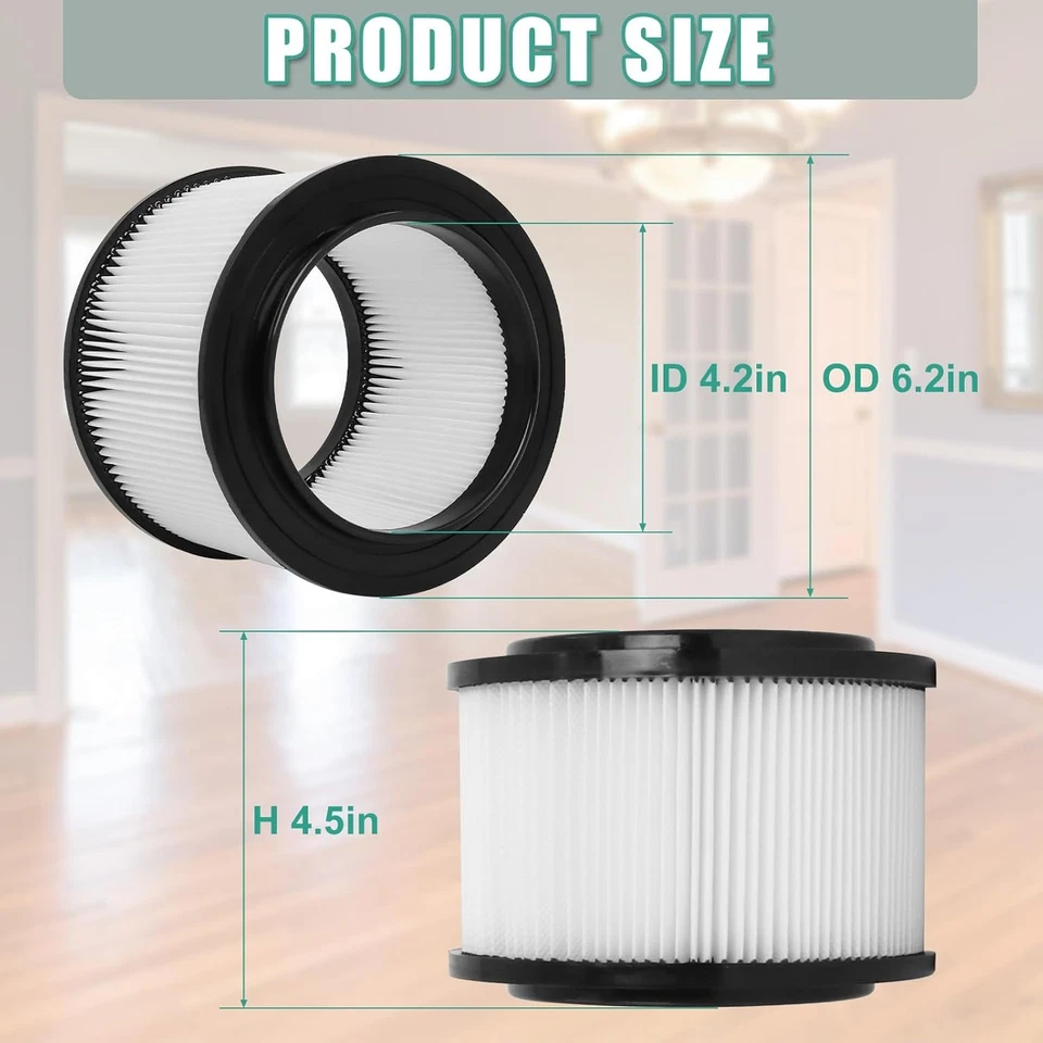 Filtro de repuesto 9-17810 para aspiradoras Craftsman Shop 3 4 galones húmedas/secas Foto 2 de 4