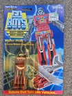 1984 TONKA GoBots Water Walk #32 Friendly Robot Float Plane On OPENED CARDBACK