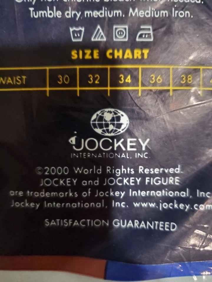 Nuevo de Lote Antiguo 6 Pares Jockey Life/Clásicos PARA HOMBRES Boxers Años 90 Talla 38-40 1987 y 1998 Foto 4 de 4