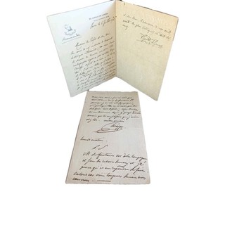 [ ARCHIVE CHIAPPE CORSE ] 2 LAS LETTRE SIGNÉE UNE DU DÉPUTÉ &UNE AU PREFET