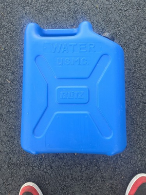 #ad 6 Gallon Blue Camping Water Storage Tank $45.47