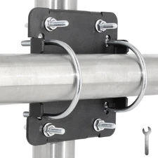 Antenna Mast Cross-Over Bracket Kit for 1.75" to 2.0" OD Pipes with Heavy Duty R
