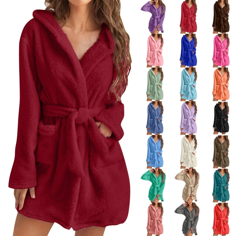 Produktbild von Bademantel Damen Flauschig Online Kaufen