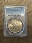 1922 MS63 Peace Silver Dollar PCGS With Tone
