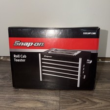 Snap On Roll Cab Toaster Black Silver - Open Box Never Used