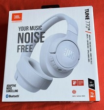 JBL Tune 770NC Wireless Noise Cancelling Headphones Bluetooth New Sealed White