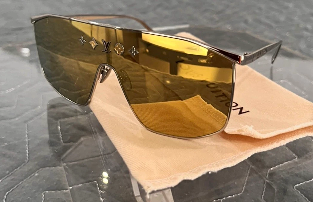 Louis Vuitton Gold Sunglasses for Women for sale - eBay