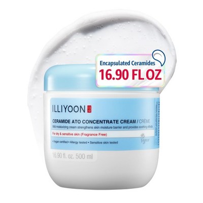 Illiyoon Ceramide Ato Concentrate Cream 500ml(16.9oz) 16.9 Ounce (Pack of 1)