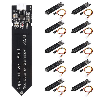 #ad 10 Pack Capacitive Soil Moisture Sensor Corrosion Resistant for Arduino Moist... $16.89