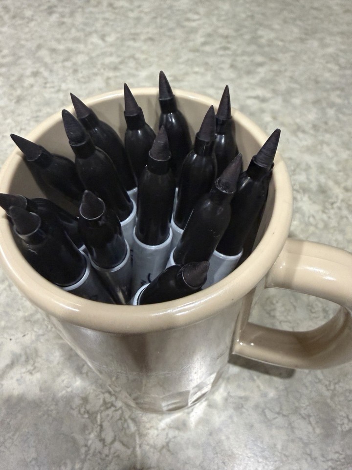 2 Self Defense Tactical EDC Sharpie pens with G10 point Non Metallic | eBay