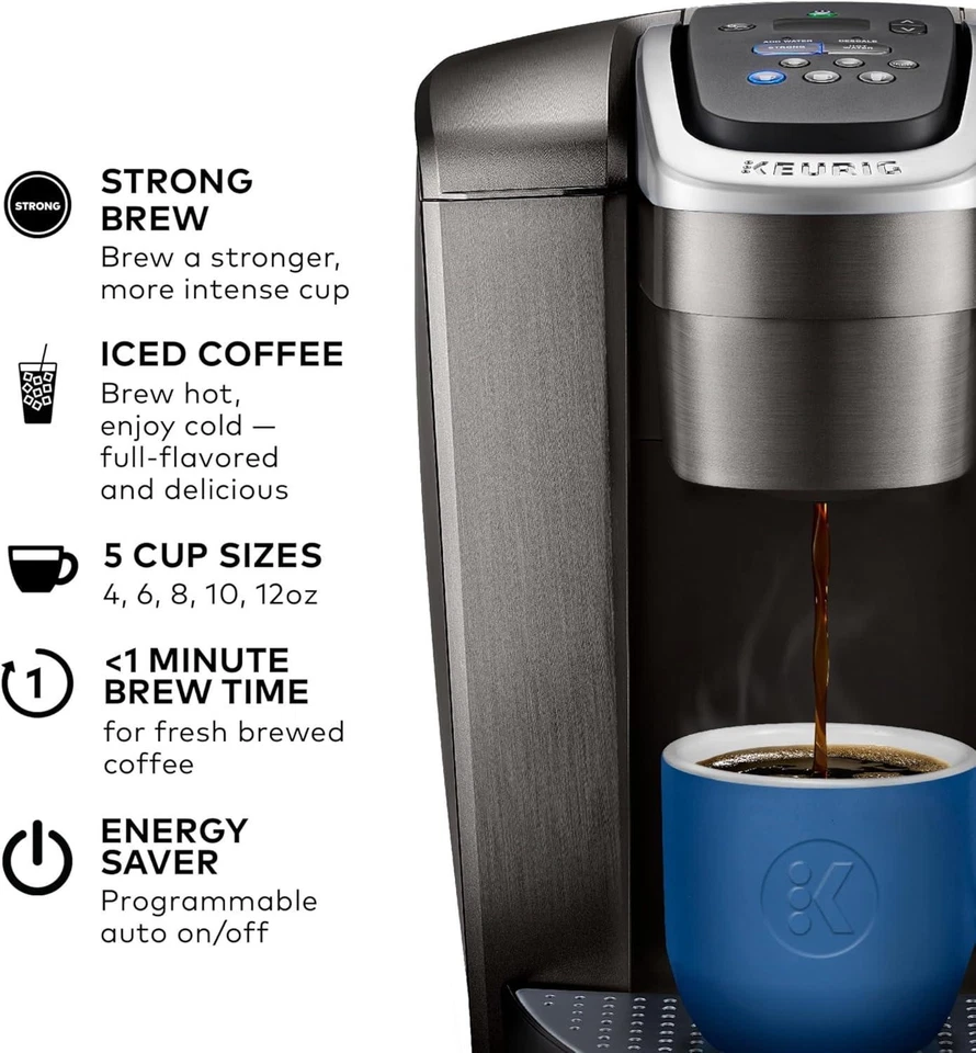 Cafetera Keurig K-Elite K90 de una sola porción con ajuste de café helado muy buena Foto 3 de 4