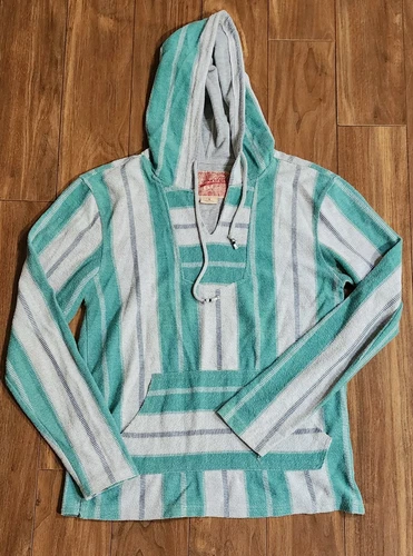 VETEMENTS Felpa con cappuccio Brooklyn Cloth Baja uomo taglia small leggera spiaggia