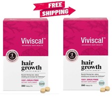 2x Viviscal Hair Growth Supplement 180 Tablets Each Advanced Hair Health