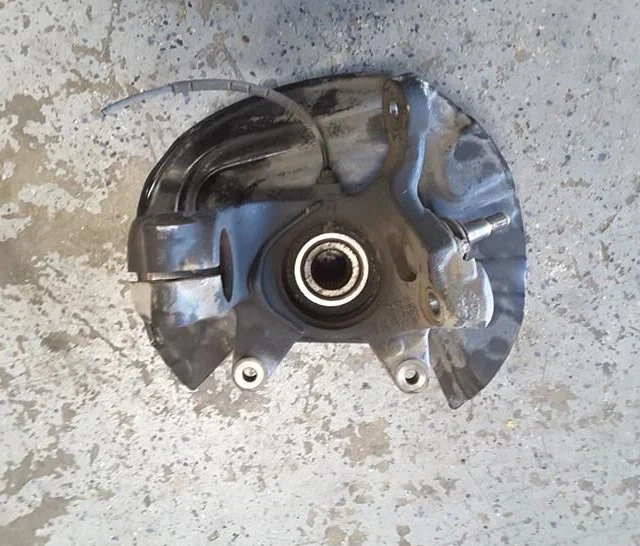 BMW X3 2007-2010 conductor husillo delantero izquierdo nudillo OEM Foto 2 de 4