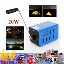 20W High Power Hand Crank Manual Crank Charger Generator Multifunction