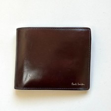 Paul Smith Authentic Leather Bifold Wallet Cordovan Dark Brown