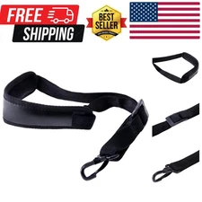 Saxophone Neck Strap Soft Sax Leather Padded for Alto Tenor Baritone Soprano