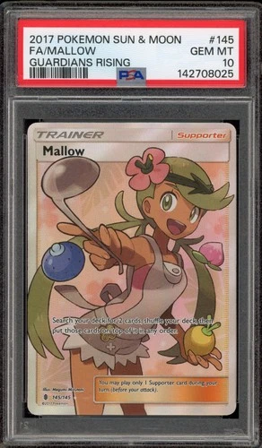 Pokemon Mallow Guardians Rising Full Art #145 PSA 10 Gem Mint