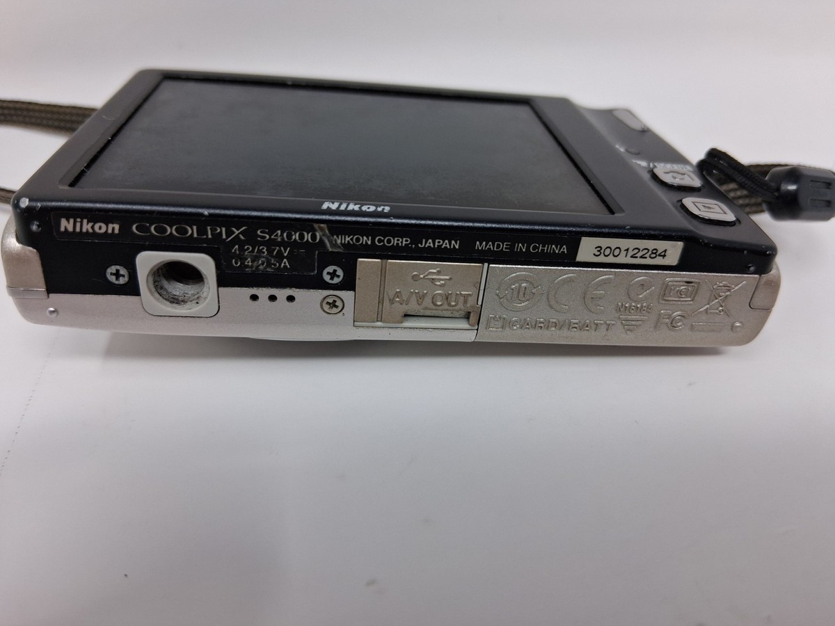 Silver Nikon Coolpix S4000 Untested No Battery | eBay