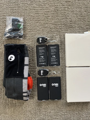 Gobi Heat Heated Sox S/M Extra Battery Remote Heat Settings 12 Hr Warmth