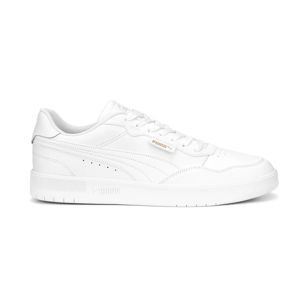 PUMA Court Ultra Lite Lace Up Mens White Sneakers Casual Shoes 38937101