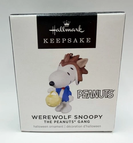 Hallmark Keepsake Halloween Werewolf Snoopy MINIATURE Ornament 2022